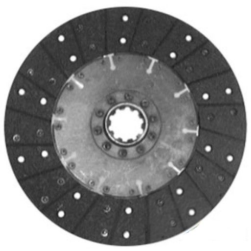 Transmission disc for Ford 1910, 2110 Compact tractors w/double clutch Replaces SBA320400441 - Click Image to Close